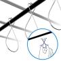 [100Pack] Ceiling Hook Clips，T-bar Squeeze Hangers Clips Drop Ceiling Clips for Office, Classroom, Home and Wedding Decoration