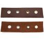 Sbest 3/16'' (5MM) Hole Size 100 Sets Metal Grommets Eyelets with Washers for Bead Cores, Clothes, Leather, Canvas (5mm, Gunmetal)