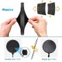 USB Microphone for Computer, JEEMAK Metal Condenser PC Microphone for Laptop and Microphone Pop Filter, Swivel Double Layer Sound Shield Guard for Blue Yeti and Any Other Mic