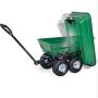 COLIBROX 650LB Green Garden Cart Dump Wagon Trailer Lawn Wheels Rolling Storage Wagon Carrier Barrow Air Tires Heavy Duty