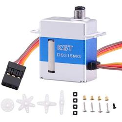 KST DS315MG 8.4V 4kg 0.07sec Digital Metal Gear Mini Servo Motor for UAV RC Car Robot Arm Helicopter Airplane Parts