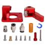 Zeelo 3D Printer Upgrade Extruder Dual Driver Long-Distance Remote Metal Extruder Right Hand Block Kit Spare Parts 1.75mm Filament for CR-10S Pro Anet A8 Anycub Mega Wanhao i3