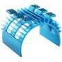 Vkarh Motor Radiator for Wltoys 144001 1/14 4WD RC Off Road Car - Motor Metal Radiator, Motor Heat Sink Cooling Fins, RC Parts Hollowed-up Radiator