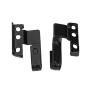 Wiper Blade Adapter, 3392390298 2 Pcs Metal Car Automotive Front Windshield Wiper Arm Adapter Mounting Kit Universal Black with Mounting Screws