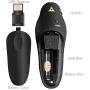 BEBONCOOL RF 2.4GHz Wireless Presenter Remote Presentation USB Control PowerPoint PPT Clicker