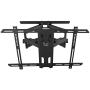 Kanto PDX650 Full Motion Articulating TV Wall Mount for 37-inch to 75-inch TVs | Low Profile with 22'' Extension | Integrated Cable Management | Swivel and Tilt Capable | Black