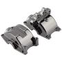Jadpes Winter Front Rear RC Accessory Gearbox,Front Rear Metal Gearbox Housing Upgrade Parts Gear Box Mount Upgrade Parts for WL Toys A959 A979 A969 1/18 RC Car(#2)
