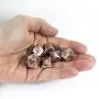 Bronze Metal Dice - Full Polyhedral Set in Presentation Tin