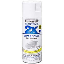 Rust-Oleum 249090 Painters Touch 2X Ultra Cover, 12 Oz, Gloss White