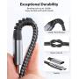 NIMASO USB C to USB C Cable 60W 3-Pack(6.6ft+3.3ft+1ft),Type C PD Fast Charging Cable Braided Cord Compatible with Galaxy S21/S21+/S20+Ultra,MacBook Pro/Air 2020,iPad Pro2020/2018,Google Pixel 3/4a XL