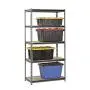 Muscle Rack UR361872PB5PAZ-SV Silver Vein Steel Storage Rack, 5 Adjustable Shelves, 4000 lb. Capacity, 72'' Height x 36'' Width x 18'' Depth