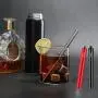 2 Pack Reusable Metal Straws Collapsible Stainless Steel Drinking Straw Portable Telescopic Straw with Case Black/Rose Gold 2 Pack Reusable Metal Straws Collapsible Stainless Steel Drinking Straw Portable Telescopic Straw with Case Black/Rose Gold