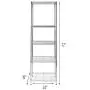 Honey-Can-Do SHF-01054 5-tier chrome shelving unit, 250 lbs Honey-Can-Do SHF-01054 5-tier chrome shelving unit, 250 lbs