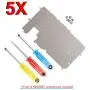 MMOBIEL Pack of 5 LCD Metal Back Plate Replacement Compatible with iPhone 7 with Heat Shieldincl Screwdrivers MMOBIEL Pack of 5 LCD Metal Back Plate Replacement Compatible with iPhone 7 with Heat Shieldincl Screwdrivers