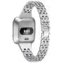 bayite Slim Bling Bands Compatible with Fitbit Versa/Versa 2/Versa Lite Smartwatch, Dressy Metal Bracelet Jewelry Wristband Women bayite Slim Bling Bands Compatible with Fitbit Versa/Versa 2/Versa Lite Smartwatch, Dressy Metal Bracelet Jewelry Wristband Women
