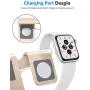 Apple Watch Stand, OMOTON 2 in 1 Universal Desktop Stand Holder for iPhone and Apple Watch Series 5/4/3/2/1 (Both 38mm/40mm/42mm/44mm) (Gold)