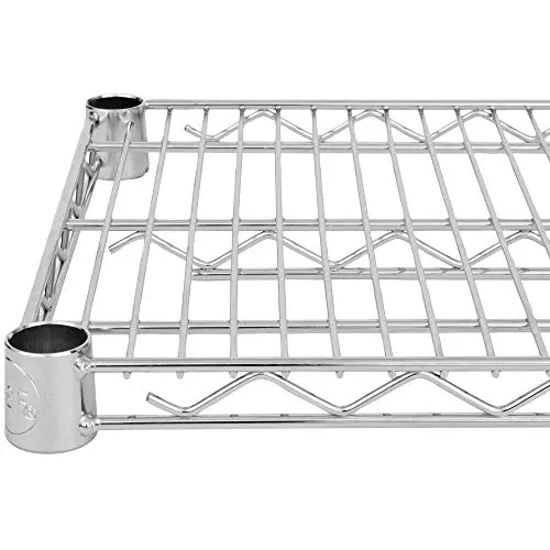 Commercial Chrome Wire Shelving 24 x 60 (2 Shelves) - NSF Commercial Chrome Wire Shelving 24 x 60 (2 Shelves) - NSF