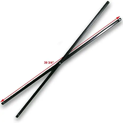 for Coleman 10 x 10 Instant Sun Shelter & Swingwall Straight Leg Canopy Side Truss BAR 39 3/4'' Replacement Repair Parts (Black) for Coleman 10 x 10 Instant Sun Shelter & Swingwall Straight Leg Canopy Side Truss BAR 39 3/4'' Replacement Repair Parts (Black)