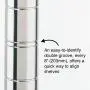 Metro 74P Metro Site Select Chrome Plated Steel Stationary Post, 1'' Diameter x 74-5/8'' Height (Pack of 4) Metro 74P Metro Site Select Chrome Plated Steel Stationary Post, 1'' Diameter x 74-5/8'' Height (Pack of 4)