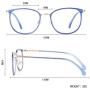 ZENOTTIC Blue Light Blocking Computer Glasses Anti Eye Strain Anti Glare Lens Lightweight Frame Eyeglasses for Women