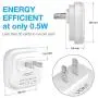 Vont Lyra LED Night Light, Plug-in, (6 Pack) Super Smart Dusk to Dawn Sensor, Night Lights Suitable for Bedroom, Bathroom, Toilet,Stairs,Kitchen,Hallway,Kids,Adults,Compact Nightlight, Cool White