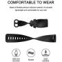 Velavior Waterproof Bands for Fitbit Charge 3/ Fitbit Charge 4/ Charge3 SE, Replacement Wristbands for Women Men Small Large