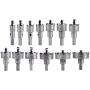 Rocaris 13Pcs 16mm-53mm Stainless Steel Carbide Tip TCT Metal Drill Bit Hole Saw Set