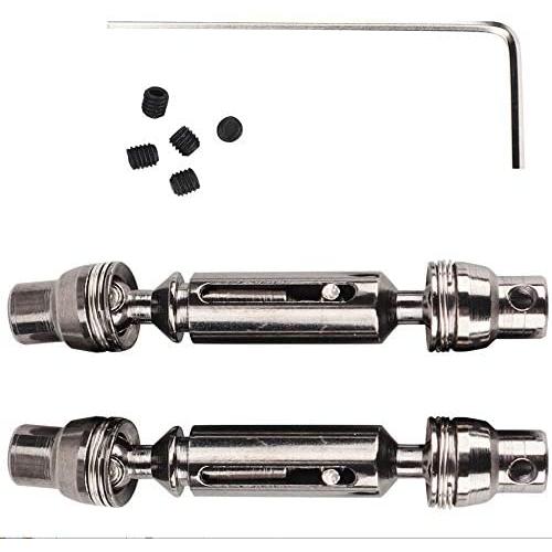 Baoer Transmission Drive Shaft for WPL B1 B16 B24 B36 C1 C24 C34 JJRC Q60 Q61 Q65 MN 90 RC Car Parts Silver