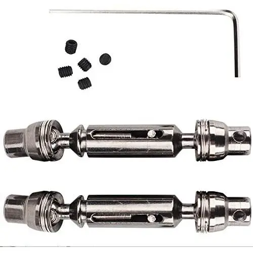 Baoer Transmission Drive Shaft for WPL B1 B16 B24 B36 C1 C24 C34 JJRC Q60 Q61 Q65 MN 90 RC Car Parts Silver