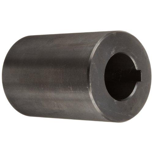 Climax Metals Part RC-100-KW Mild Steel, Black Oxide Plating Rigid Coupling, 1 inch bore, 2 inch OD, 3 inch Length, 5/16-18 x 1/2 Set Screw