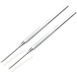 pengxiaomei 2 Piece Clay Needle Tools, Ceramic Detail Tools, Clay Modeling Sculpture Playdough Pro Needle Detail Tools