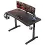 EUREKA ERGONOMIC Gaming Desk Captain Series Home Office Computer Gaming Desk Mouse Pad New Polygon Legs Design (47 inch, Black) EUREKA ERGONOMIC Gaming Desk Captain Series Home Office Computer Gaming Desk Mouse Pad New Polygon Legs Design (47 inch, Black)