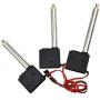 HUANRUOBAIHUO 3 Pcs DIY Upgrade Metal Arm Driving Servo Parts for HUINA 1550 RC Crawler Car 15CH 2.4G 1:14 RC Metal Excavator Metal Arm Part Quadcopters Accessories (Color : Without servo)