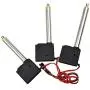 HUANRUOBAIHUO 3 Pcs DIY Upgrade Metal Arm Driving Servo Parts for HUINA 1550 RC Crawler Car 15CH 2.4G 1:14 RC Metal Excavator Metal Arm Part Quadcopters Accessories (Color : with servo)