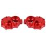 2pcs RC Drive Portal Housing, Aluminum Alloy Portal Drive Housing Rear for Traxxas TRX-4 1/10 Crawler RC Upgrade Part( Red)