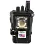 Turtleback Case Made for Unication G4 G5 Voice Pager Fire Radio Phone Black Leather Fitted Case with Heavy Duty Metal Ratcheting Removable Belt Clip