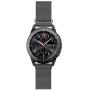 Yutior Stainless Steel Band Compatible with Samsung Galaxy Watch 3 41mm / Galaxy Watch Active 40mm / Active 2 44mm / Galaxy Watch 42mm, 20mm Metal Replacement Band for Women Men, Black