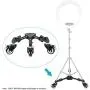 Neewer Photography Tripod Dolly, Heavy Duty with Larger 3-inch Rubber Wheels, Adjustable Leg Mounts and Carry Bag for Tripods, Light Stands for Photo Video Lighting, Load up to 50 pounds Neewer Photography Tripod Dolly, Heavy Duty with Larger 3-inch Rubber Wheels, Adjustable Leg Mounts and Carry Bag for Tripods, Light Stands for Photo Video Lighting, Load up to 50 pounds