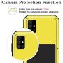 Simicoo Samsung A21 Metal Bumper Military Rugged Case with Screen Protector Silicone Full Body Hybrid Solid Shockproof Heavy Duty Armor Defender Tough Back Cover for Samsung A21 (Yellow, A21)