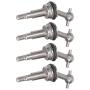 Dilwe 4pcs RC Car Joint Shaft,Durable Metal Transmission Joint Shaft for Wltoys K969 K979 K989 K999 P929 P939 1/28 RC Car Upgrade Parts