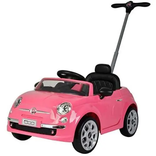 Best Ride On Cars Fiat Push car Pink Best Ride On Cars Fiat Push car Pink