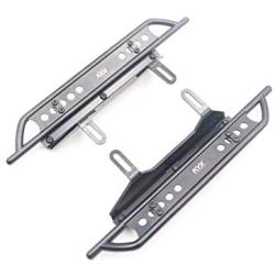 KYX Racing Side Step Running Boards Foot-Plate for 1/10 RC Crawler Redcat Gen8 Scout II (Aluminum)