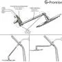 G-promise All Metal Dual Shower Head Combo | 8& Rainfall Shower Head, Handheld Shower Wand | Smooth 3-way Diverter | with Adjustable Extender - An Upgrade of Shower Experience (Brushed Nickel) G-promise All Metal Dual Shower Head Combo | 8& Rainfall Shower Head, Handheld Shower Wand | Smooth 3-way Diverter | with Adjustable Extender - An Upgrade of Shower Experience (Brushed Nickel)