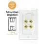 Mediabridge Speaker Wall Plate w/Binding Posts (2 Pair) - Limited TIME Offer: Free Low Voltage Metal Mounting Bracket (1-Gang) Binding Post 2-Piece Inset Wall Plate for 2 Speakers (Part# WP1-BPX2) Mediabridge Speaker Wall Plate w/Binding Posts (2 Pair) - Limited TIME Offer: Free Low Voltage Metal Mounting Bracket (1-Gang) Binding Post 2-Piece Inset Wall Plate for 2 Speakers (Part# WP1-BPX2)