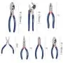 WORKPRO 7-piece Pliers Set (8-inch Groove Joint Pliers, 6-inch Long Nose, 6-inch Slip Joint, 4-1/2 Inch Long Nose, 6-inch Diagonal, 7-inch Linesman, 8-inch Slip Joint) for DIY & Home Use WORKPRO 7-piece Pliers Set (8-inch Groove Joint Pliers, 6-inch Long Nose, 6-inch Slip Joint, 4-1/2 Inch Long Nose, 6-inch Diagonal, 7-inch Linesman, 8-inch Slip Joint) for DIY & Home Use