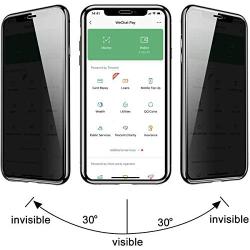 Privacy Magnetic Case for iPhone 11, Anti Peep Magnetic Adsorption Privacy Screen Protector Double Sided Tempered Glass Metal Bumper Frame Anti-Peeping Phone Case Anti-Spy Cover for iPhone 11