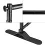 T-SIGN 5x7 - 8x10 ft Heavy Duty Backdrop Banner Stand, Thicker Professional Large Telescopic Display Step and Repeat Stand for Photography, 1 Carry Bag