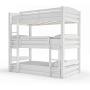 Dorel Living Sierra Triple Floor Bunk Bed | White | DL7891TBBW model