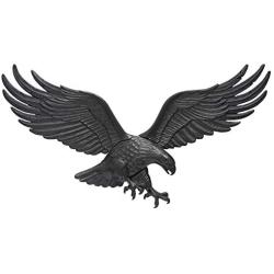 Whitehall Products Decorative Wall Eagle, 36-Inch, Black