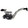 EMART Alloy Diecast Toy Digger and Excavator Truck Model 1:50 4-Wheel Multi-Function Excavator Metal Engineering Vehicle Car Collection Toys for Kids